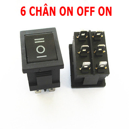 Công tắc rocker KCD1 6A 250V 15x21mm