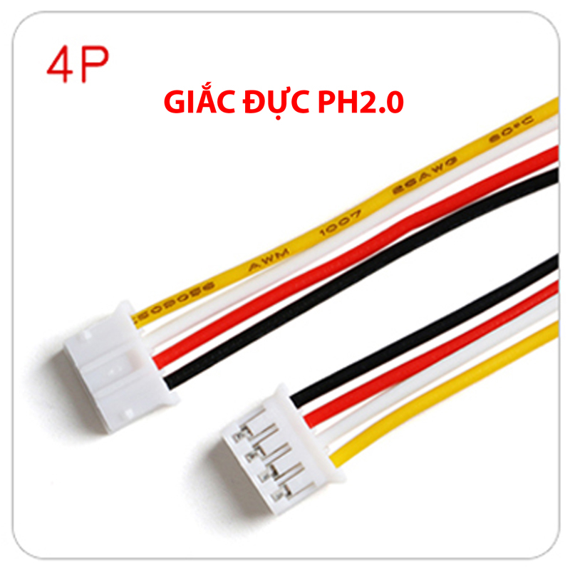 Cáp điện tử PH2.0 2P 3P - dây dài 20CM