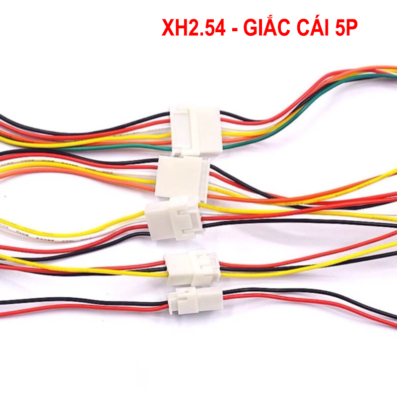 Cáp điện tử XH2.54 2P/3P/4P/6P/8P/10P/12P dài 20CM