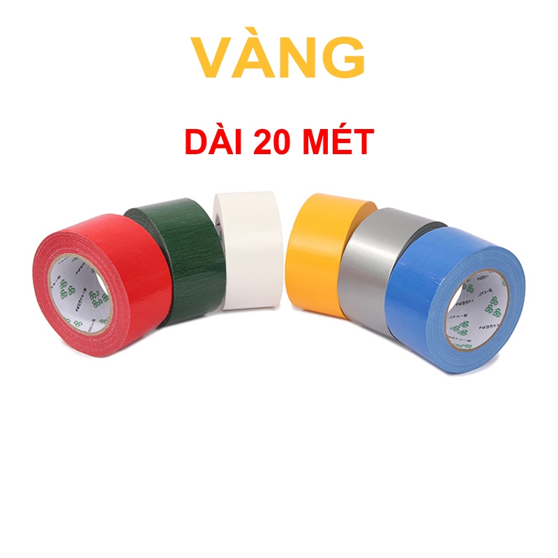 Băng dính vải dai siêu dính trên mọi chất liệu, có thể xé được 4.5cm dài 10 mét