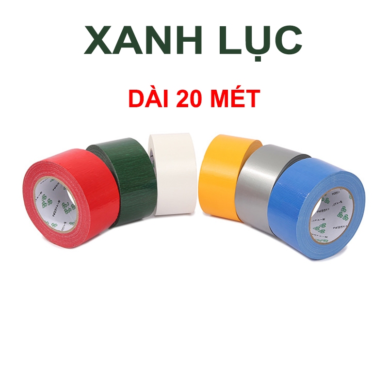 Băng dính vải dai siêu dính trên mọi chất liệu, có thể xé được 4.5cm dài 10 mét