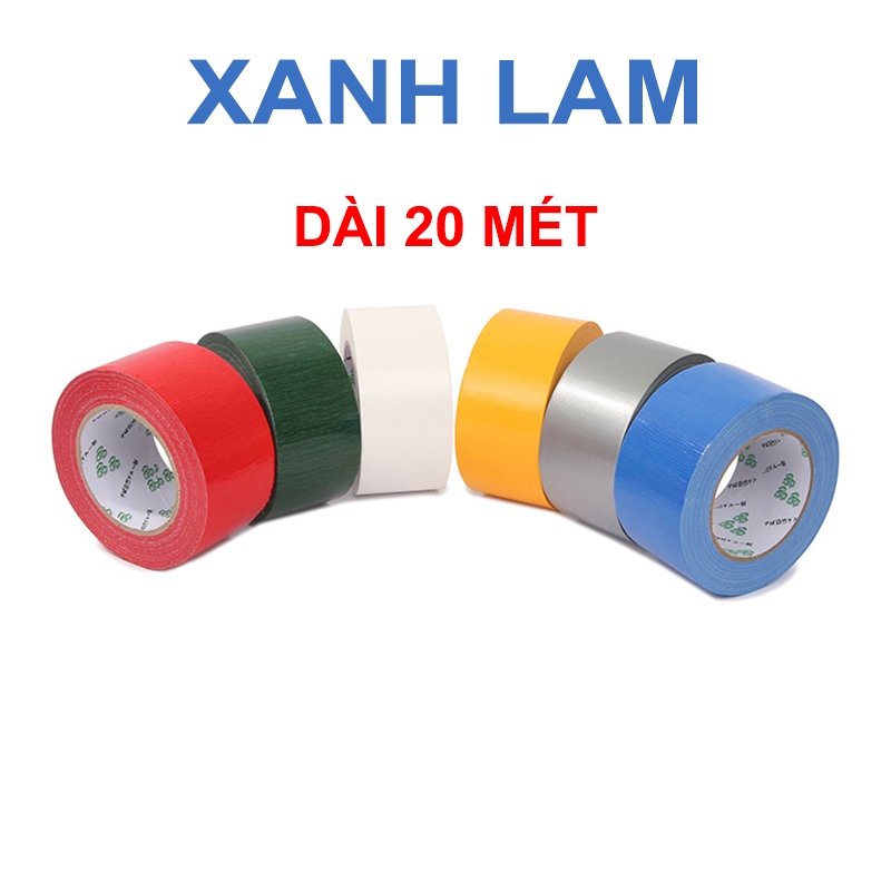 Băng dính vải dai siêu dính trên mọi chất liệu, có thể xé được 4.5cm dài 10 mét