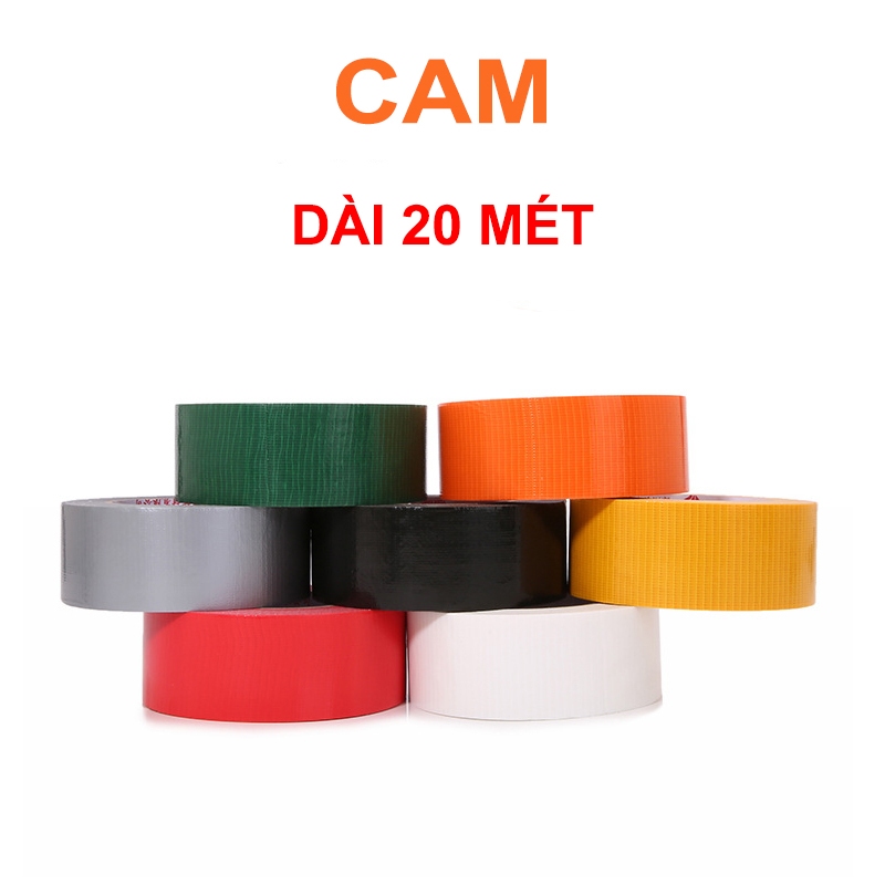 Băng dính vải dai siêu dính trên mọi chất liệu, có thể xé được 4.5cm dài 10 mét