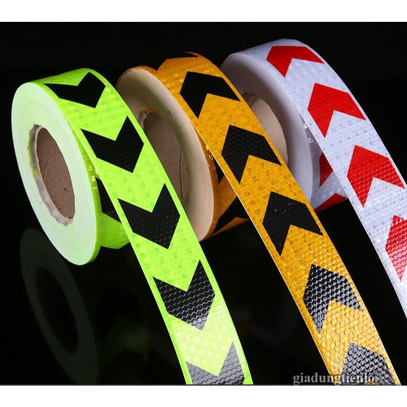 Decal PHẢN QUANG cảnh báo dán xe đạp, xe máy, ô tô, xe tải 5 mét PHẢN QUANG