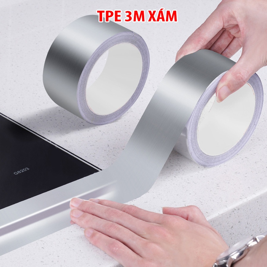 Băng keo TPE COMPOTISE dán bàn bếp chống thấm, dán cửa sổ chống gió rộng 5CM