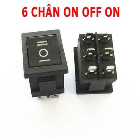 Công tắc rocker KCD1 6A 250V 15x21mm