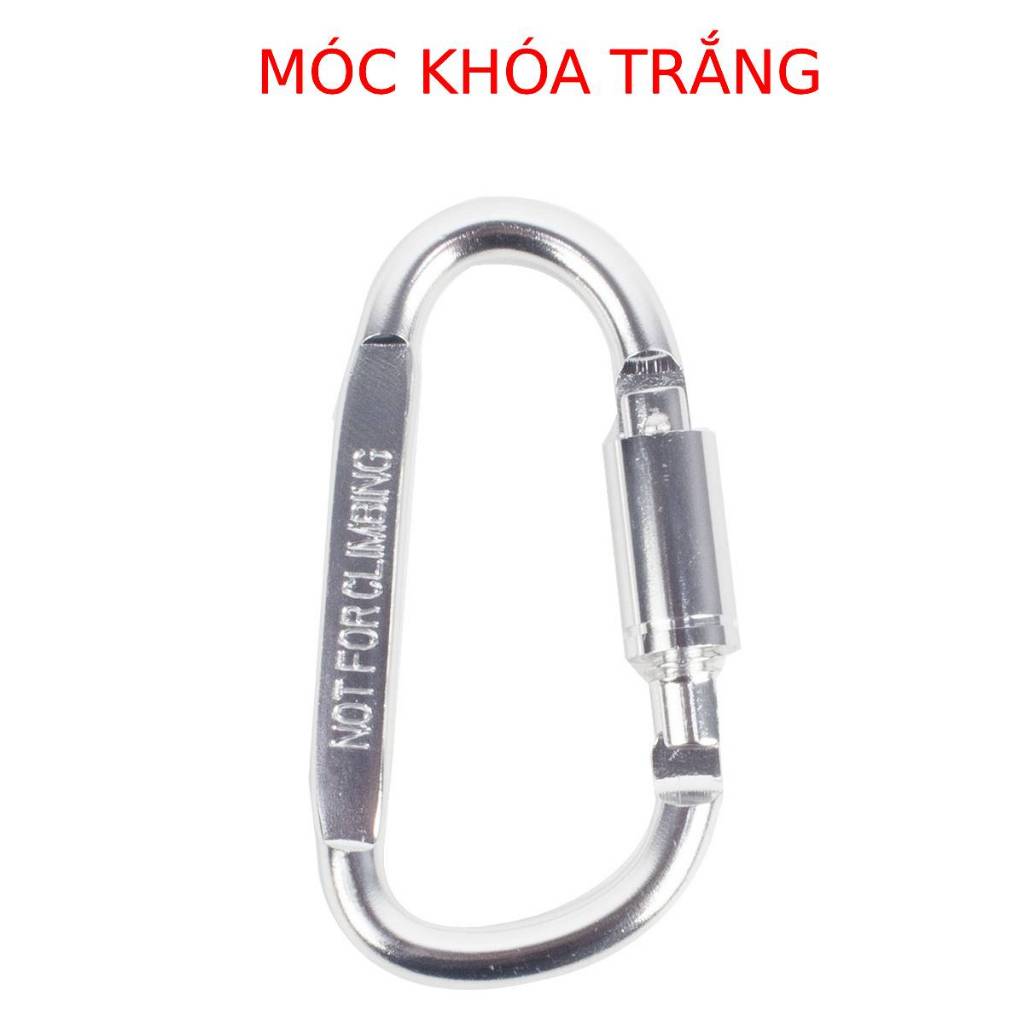 Móc Khóa Nhôm Đa Năng (có chốt khóa) Treo Đồ Đi Phượt
