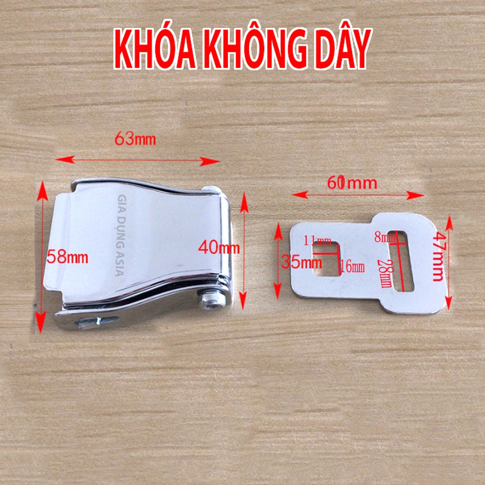 Dây đai an toàn chốt khóa inox dùng trên máy bay, xe khách, xe nâng