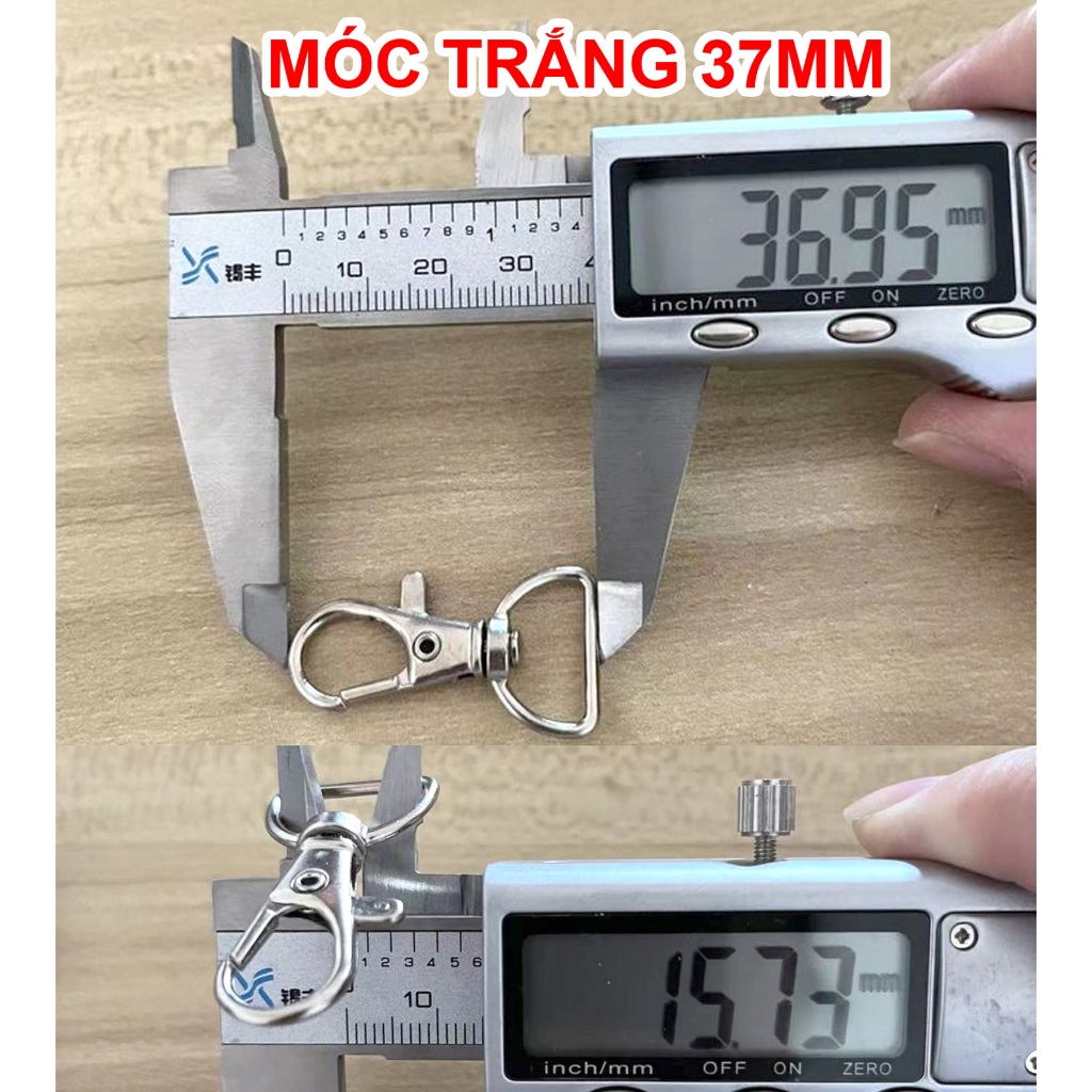 Móc khóa phụ kiện gắn túi hành lý móc treo phụ kiện trang trí