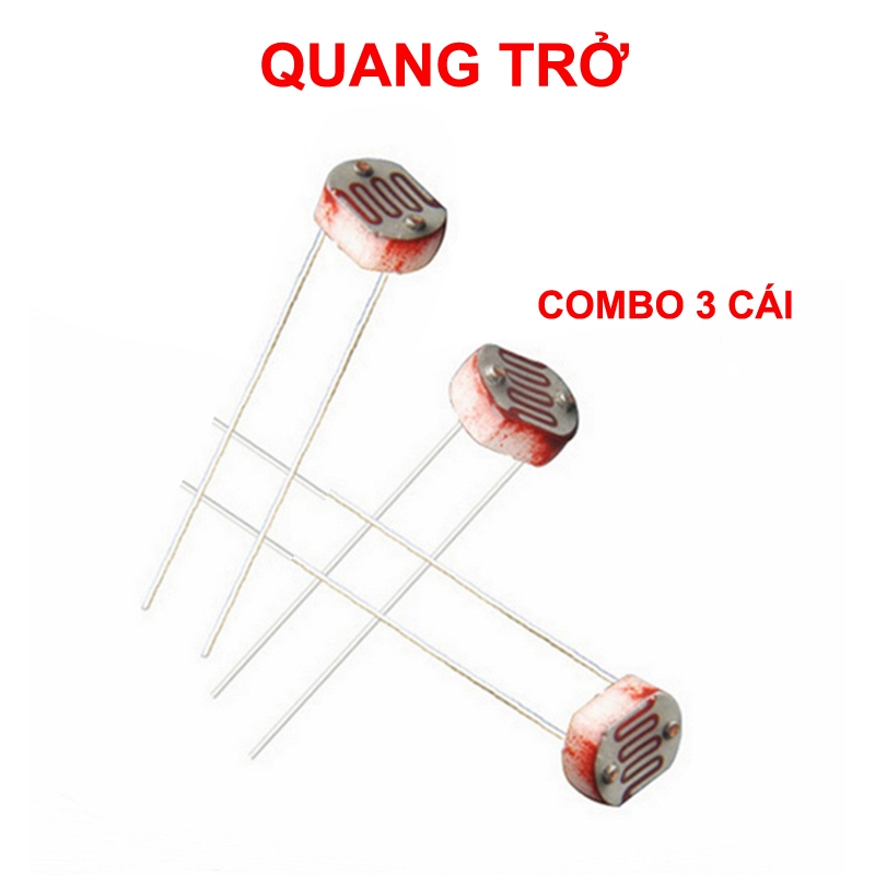 COMBO 10 QUANG TRỞ cảm biến ánh sáng - điện trở quang GL5516