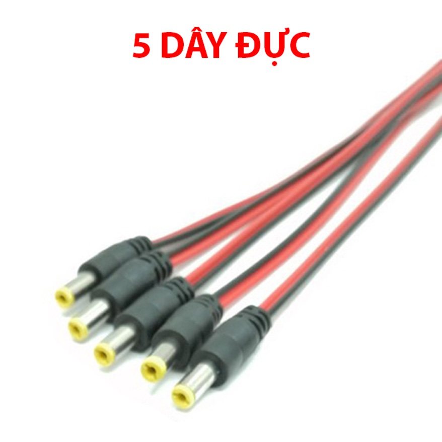 Cặp đầu kẹp cá sấu đỏ + đen