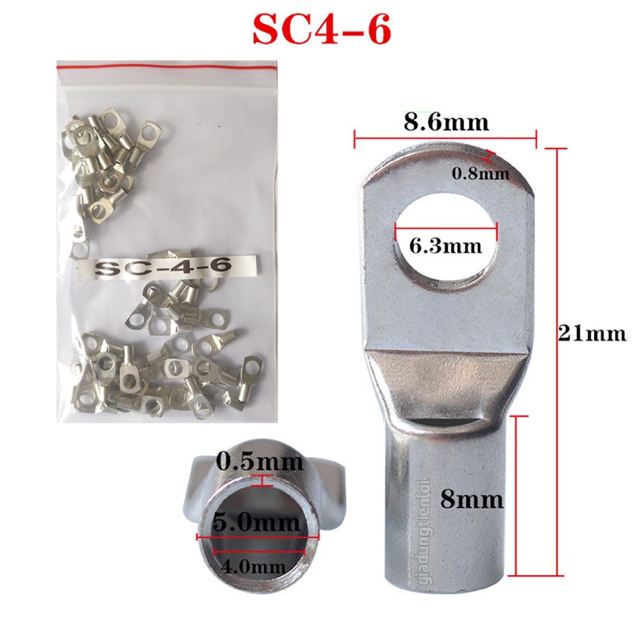 Combo Đầu COS SC bằng đồng mạ si chống oxi hóa