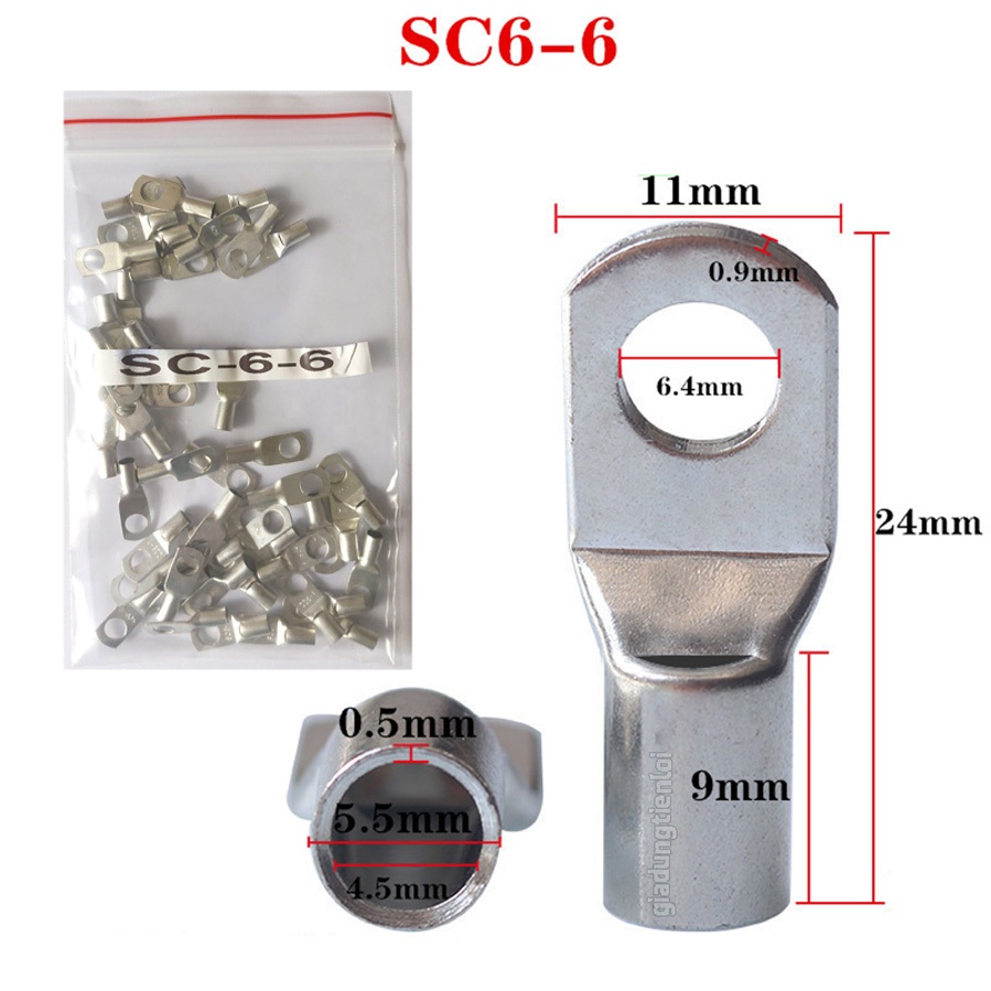 Combo Đầu COS SC bằng đồng mạ si chống oxi hóa