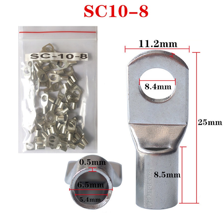 Combo Đầu COS SC bằng đồng mạ si chống oxi hóa