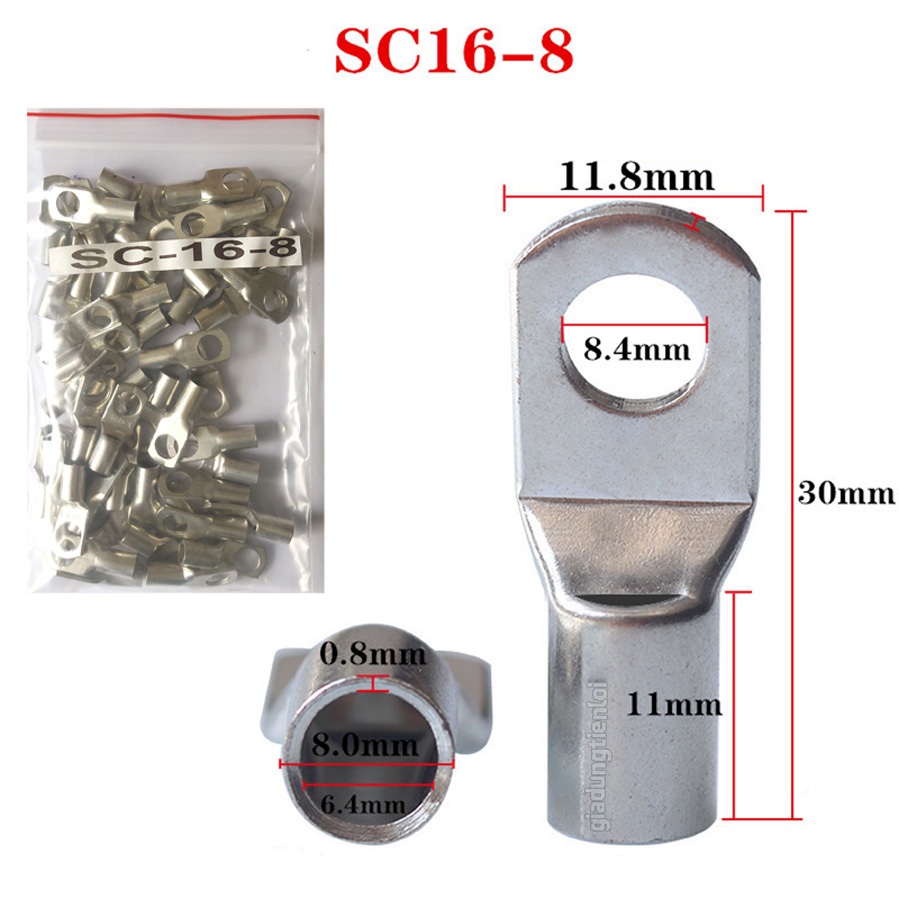 Combo Đầu COS SC bằng đồng mạ si chống oxi hóa