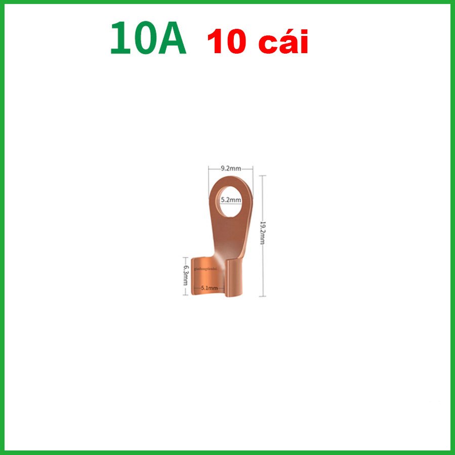 Combo 5/10 Đầu COS Đồng OT nối dây cỡ nhỏ cỡ lớn đủ Ampe