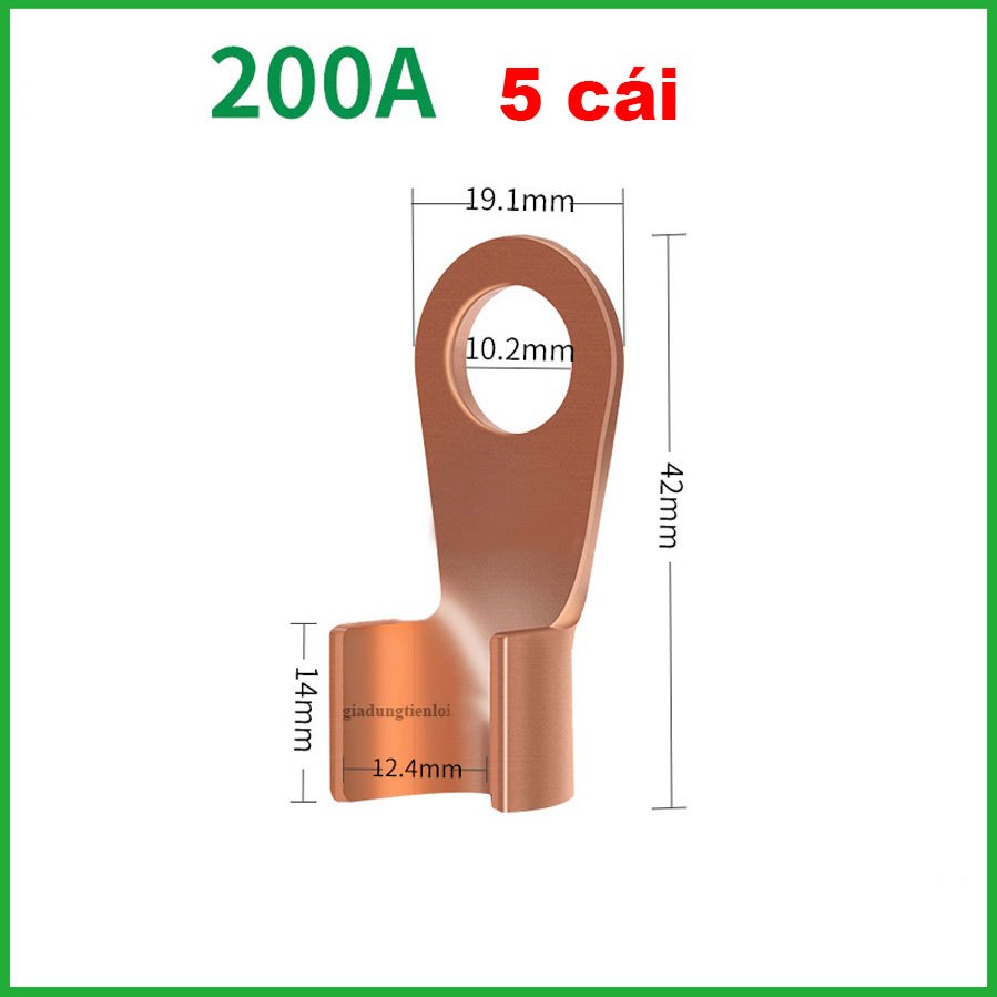 Combo 5/10 Đầu COS Đồng OT nối dây cỡ nhỏ cỡ lớn đủ Ampe