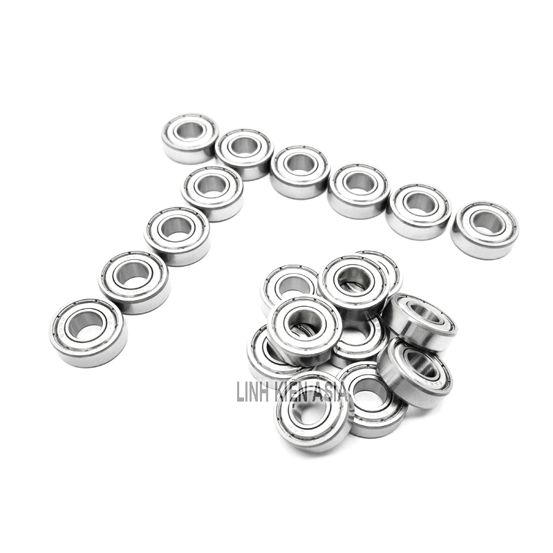Combo 5 Vòng bi bạc đạn mini nhiều kích thước đường kính trong 3,4,5,6,8mm