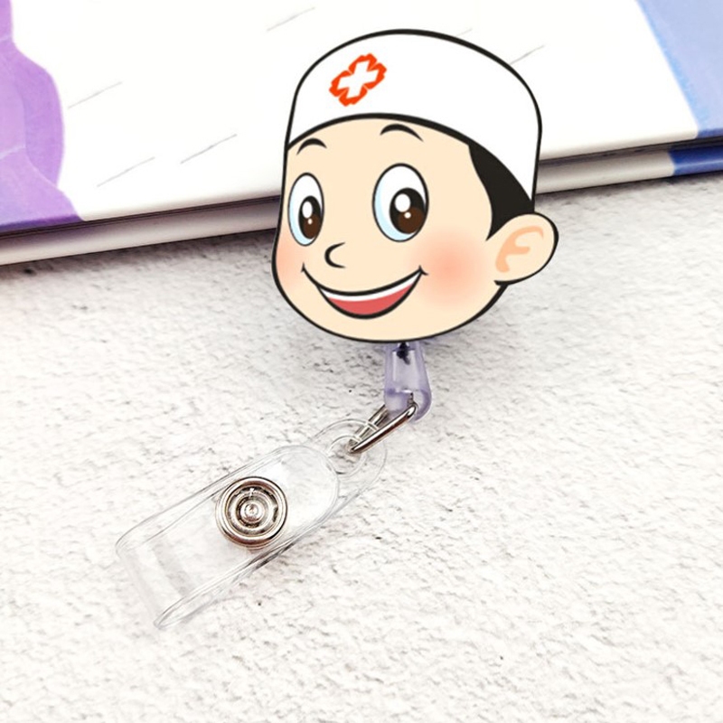 Combo 5 Kẹp thẻ đeo bảng tên Bác sĩ, Điều Dưỡng, Dược sỹ, y tế