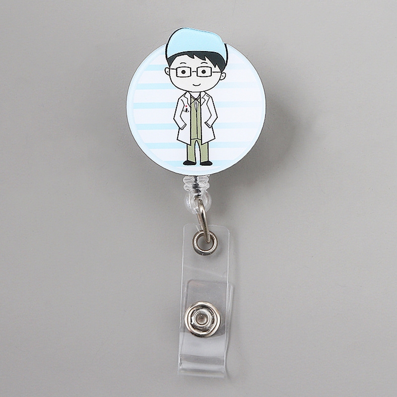 Combo 5 Kẹp thẻ đeo bảng tên Bác sĩ, Điều Dưỡng, Dược sỹ, y tế