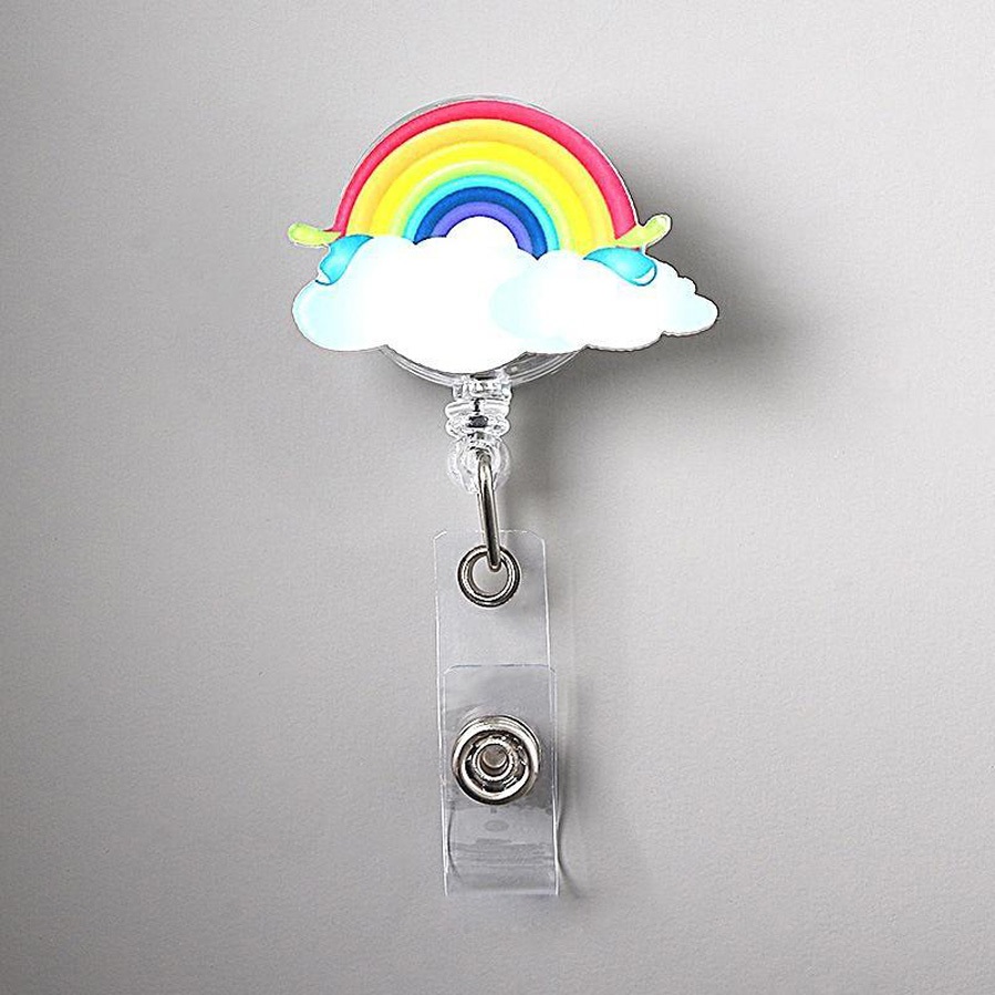 Combo 5 Kẹp thẻ đeo bảng tên Bác sĩ, Điều Dưỡng, Dược sỹ, y tế