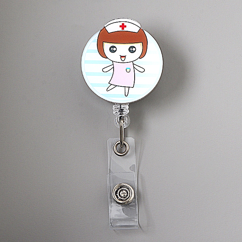 Combo 5 Kẹp thẻ đeo bảng tên Bác sĩ, Điều Dưỡng, Dược sỹ, y tế