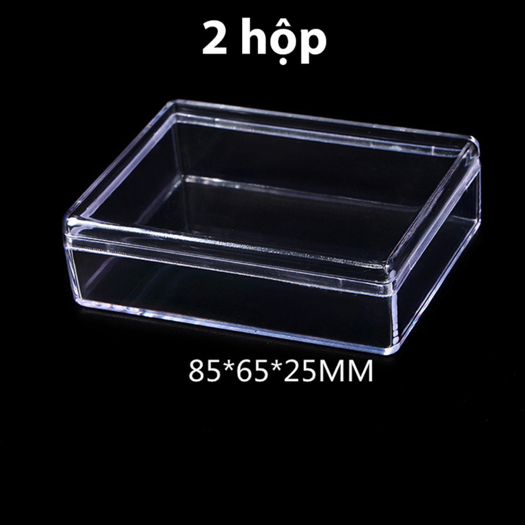 Combo 2/4 Hộp MICA trong suốt đựng trang sức,quà tặng, huy hiệu