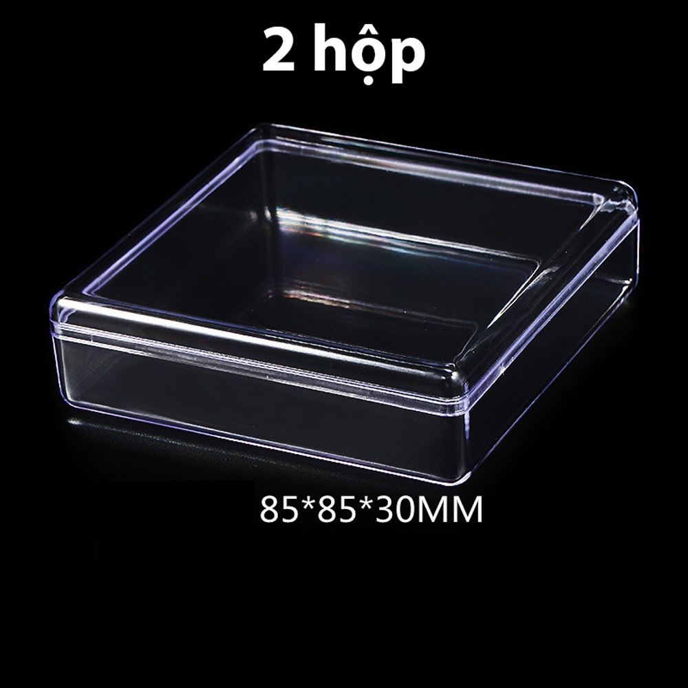 Combo 2/4 Hộp MICA trong suốt đựng trang sức,quà tặng, huy hiệu