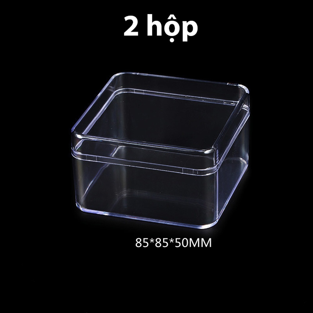Combo 2/4 Hộp MICA trong suốt đựng trang sức,quà tặng, huy hiệu
