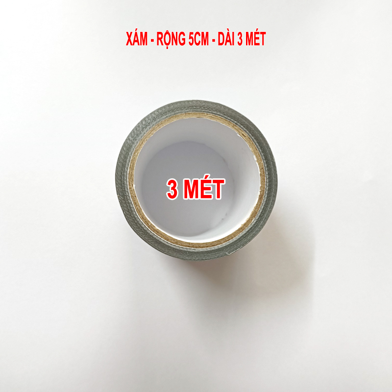 Băng dính vải dai siêu dính trên mọi chất liệu, có thể xé được 4.5cm dài 10 mét