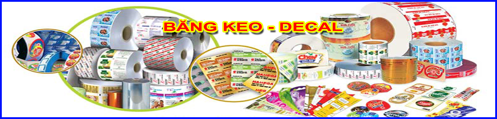 Băng keo decal Asia