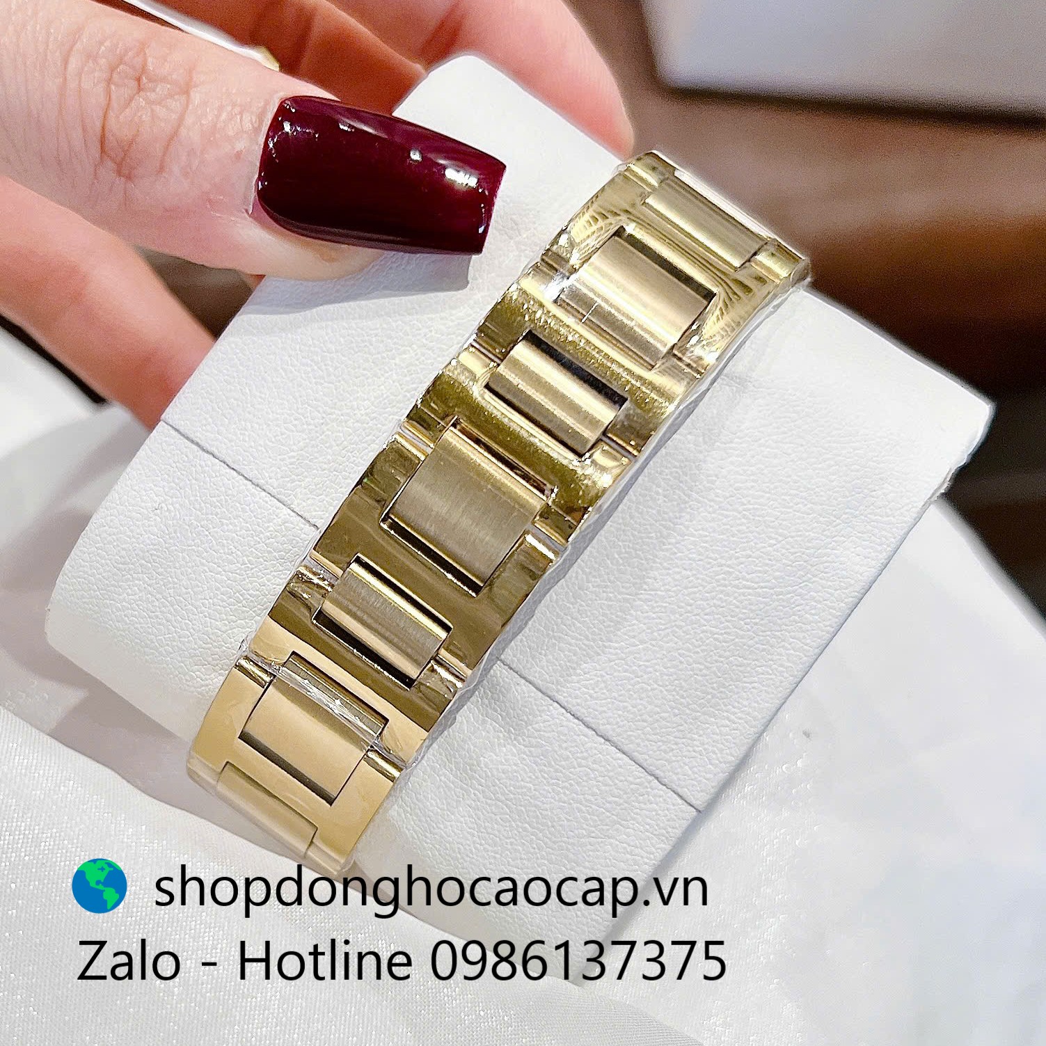 Đồng hồ Cartier Ballon Bleu dây thép vàng gold, đồng hồ Cartier nữ mặt số la mã size 36mm - Quartz Thụy Sĩ