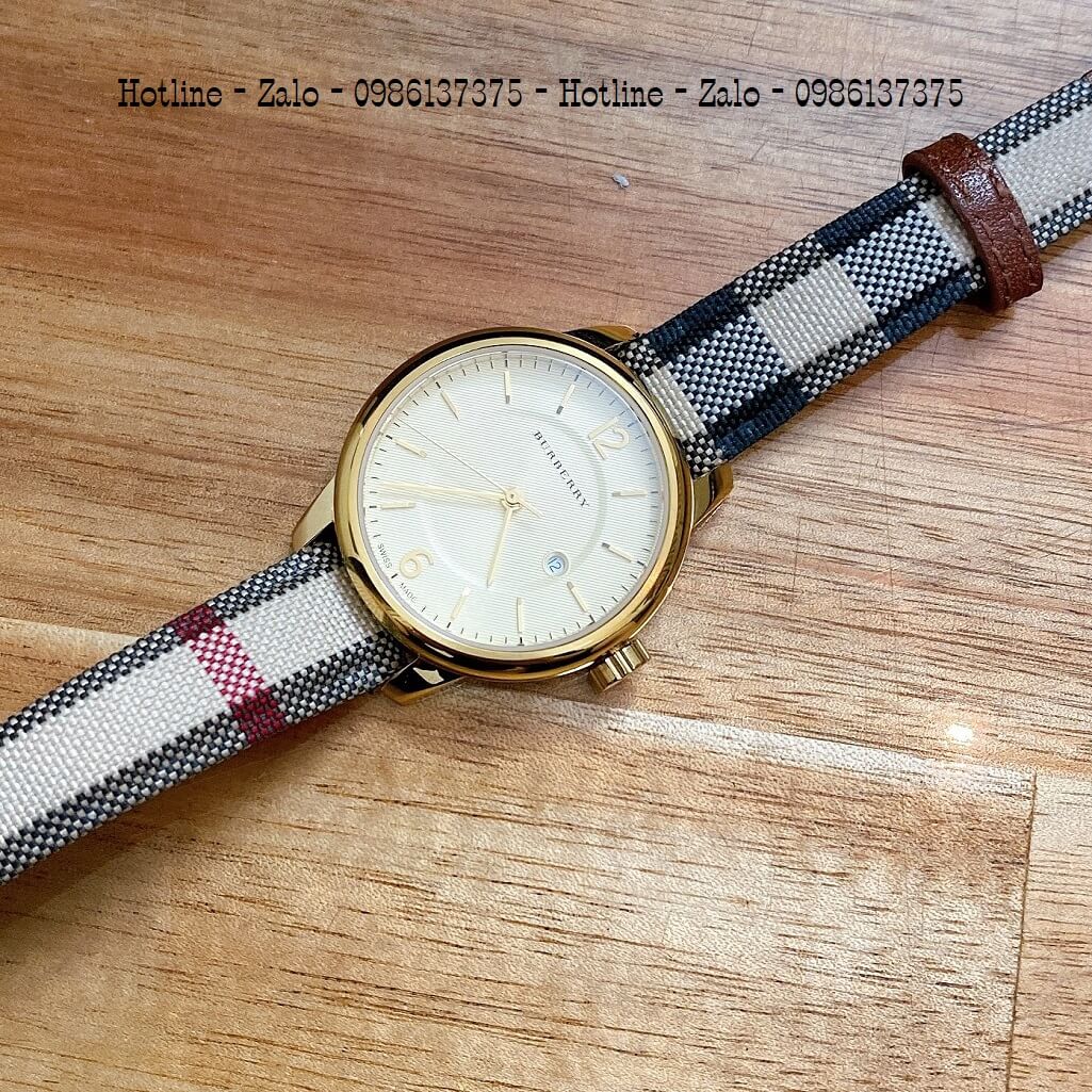 Đồng Hồ Burberry BU10104 Dây Da Caro Siêu Cấp Nữ 32mm