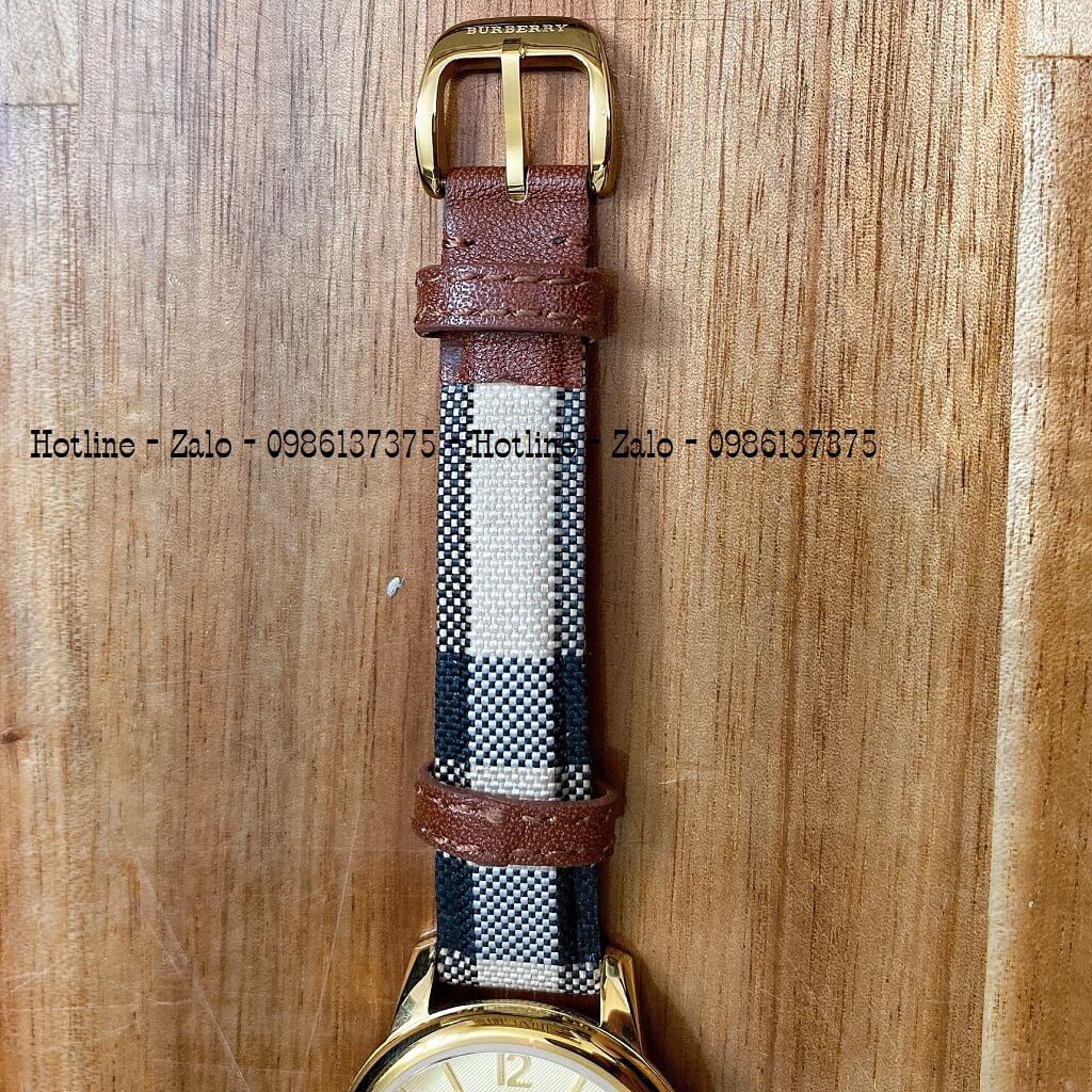 Đồng Hồ Burberry BU10104 Dây Da Caro Siêu Cấp Nữ 32mm