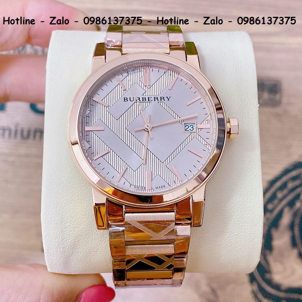 Đồng Hồ Burberry BU9039 Rose Gold Quartz 38mm Unisex