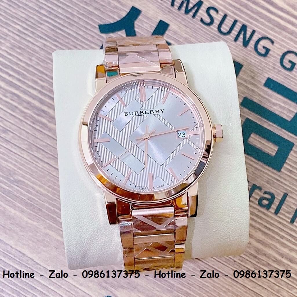 Đồng Hồ Burberry BU9039 Rose Gold Quartz 38mm Unisex