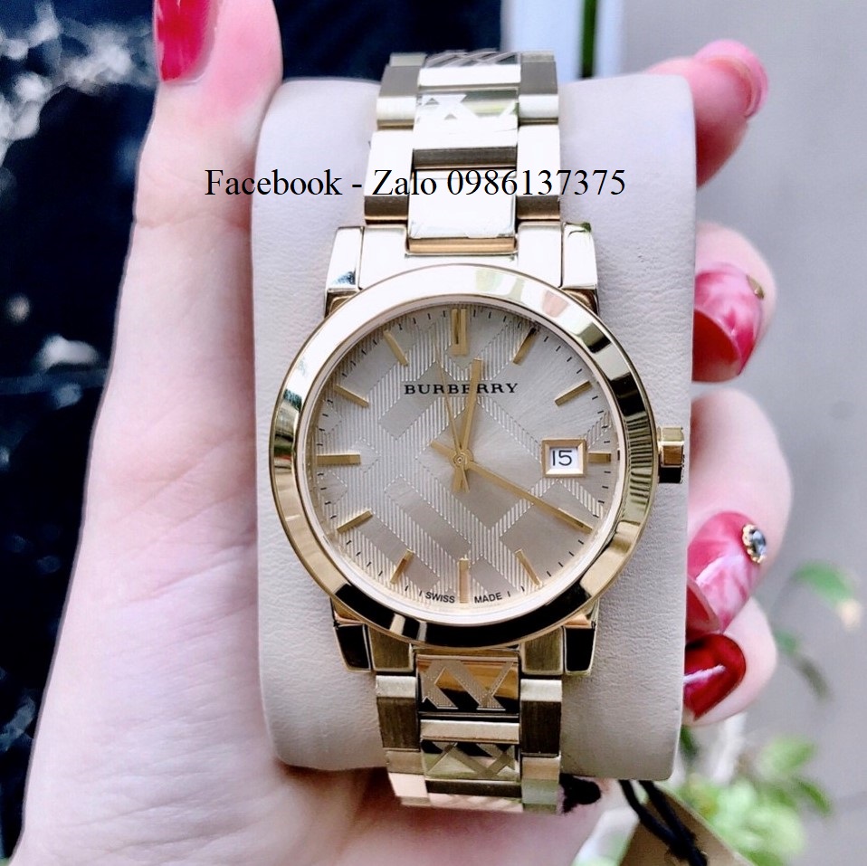 Đồng Hồ Burberry Nam BU9146 Vàng Cao Cấp 40mm