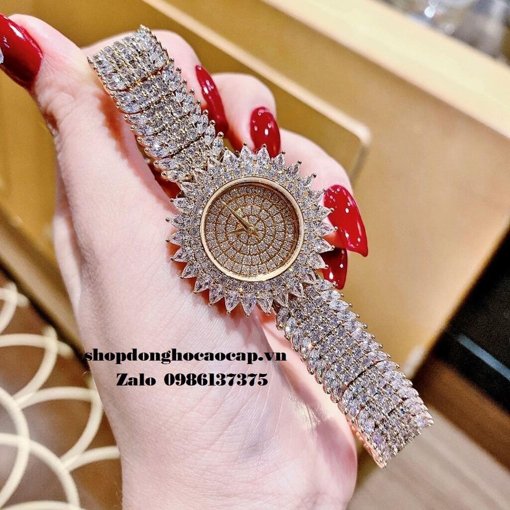 Đồng Hồ Chopard Nữ Siêu Cấp Đính Đá Gold 32mm