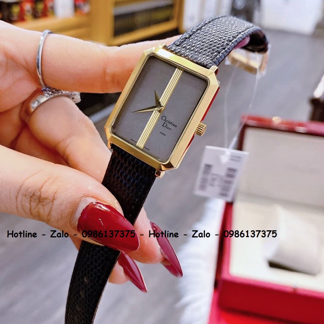 Đồng hồ nữ đính đá Dior sang trọng size mặt 27mm mặt vuông chống nước  3ATM kính chống trày bảo hành máy 6 tháng  Shopee Việt Nam
