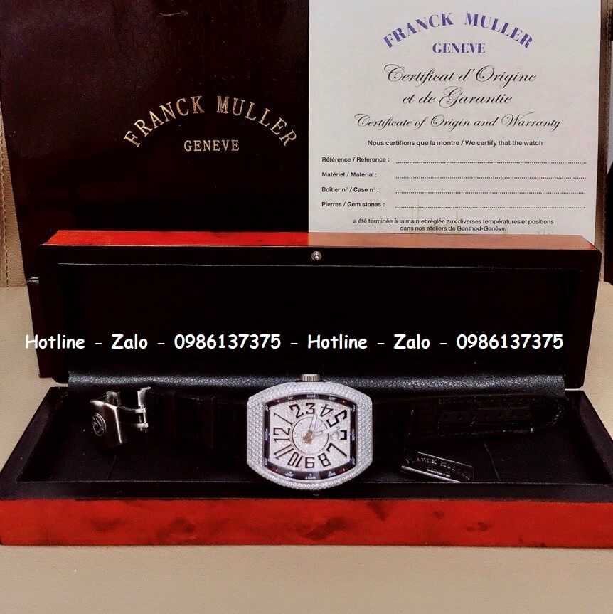 Đồng Hồ Franck Muller Cặp V32 - V45 Siêu Cấp Silicon Đen