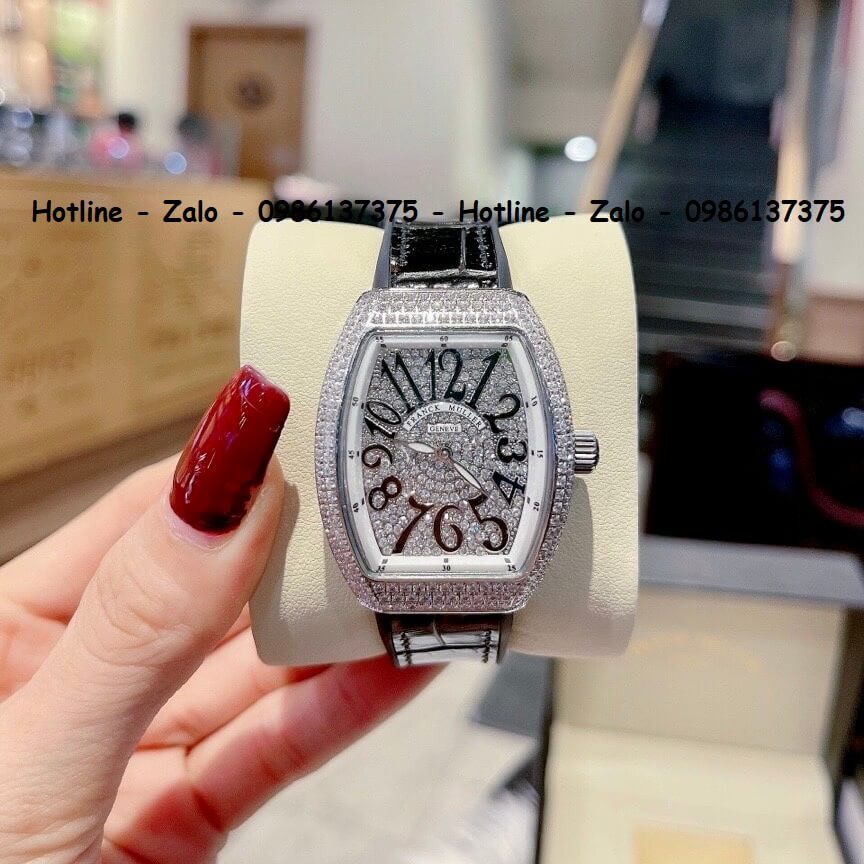 Đồng Hồ Franck Muller Cặp V32 - V45 Siêu Cấp Silicon Đen