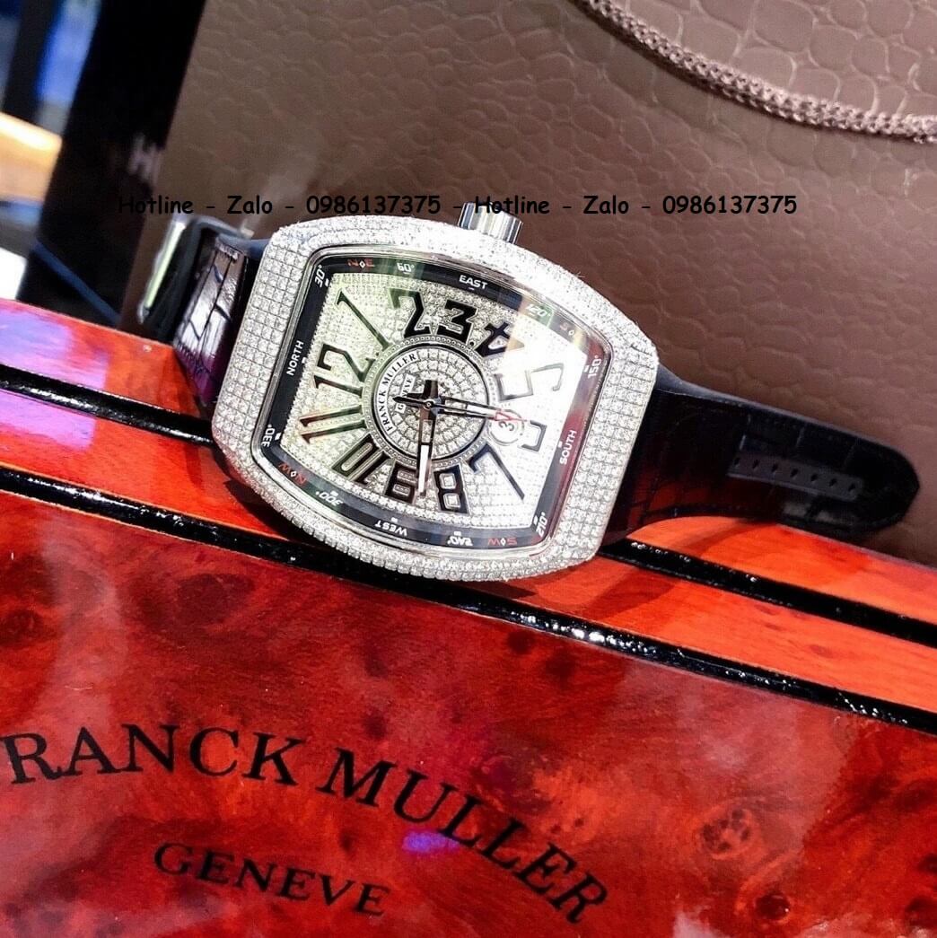 Đồng Hồ Franck Muller Cặp V32 - V45 Siêu Cấp Silicon Đen