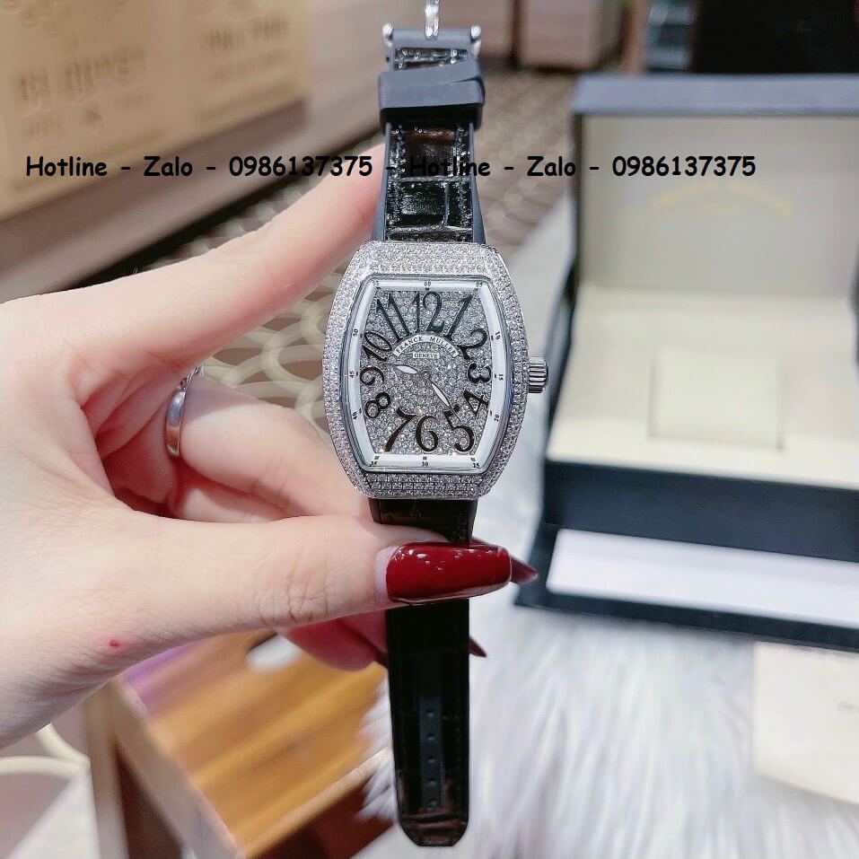 Đồng Hồ Franck Muller Cặp V32 - V45 Siêu Cấp Silicon Đen