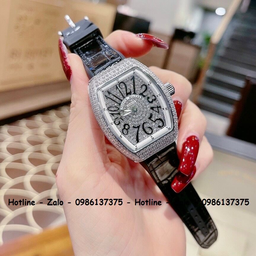 Đồng Hồ Franck Muller Cặp V32 - V45 Siêu Cấp Silicon Đen