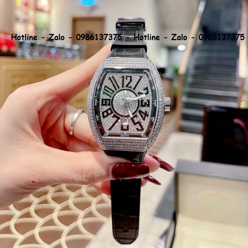 Đồng Hồ Franck Muller Cặp V32 - V45 Siêu Cấp Silicon Đen