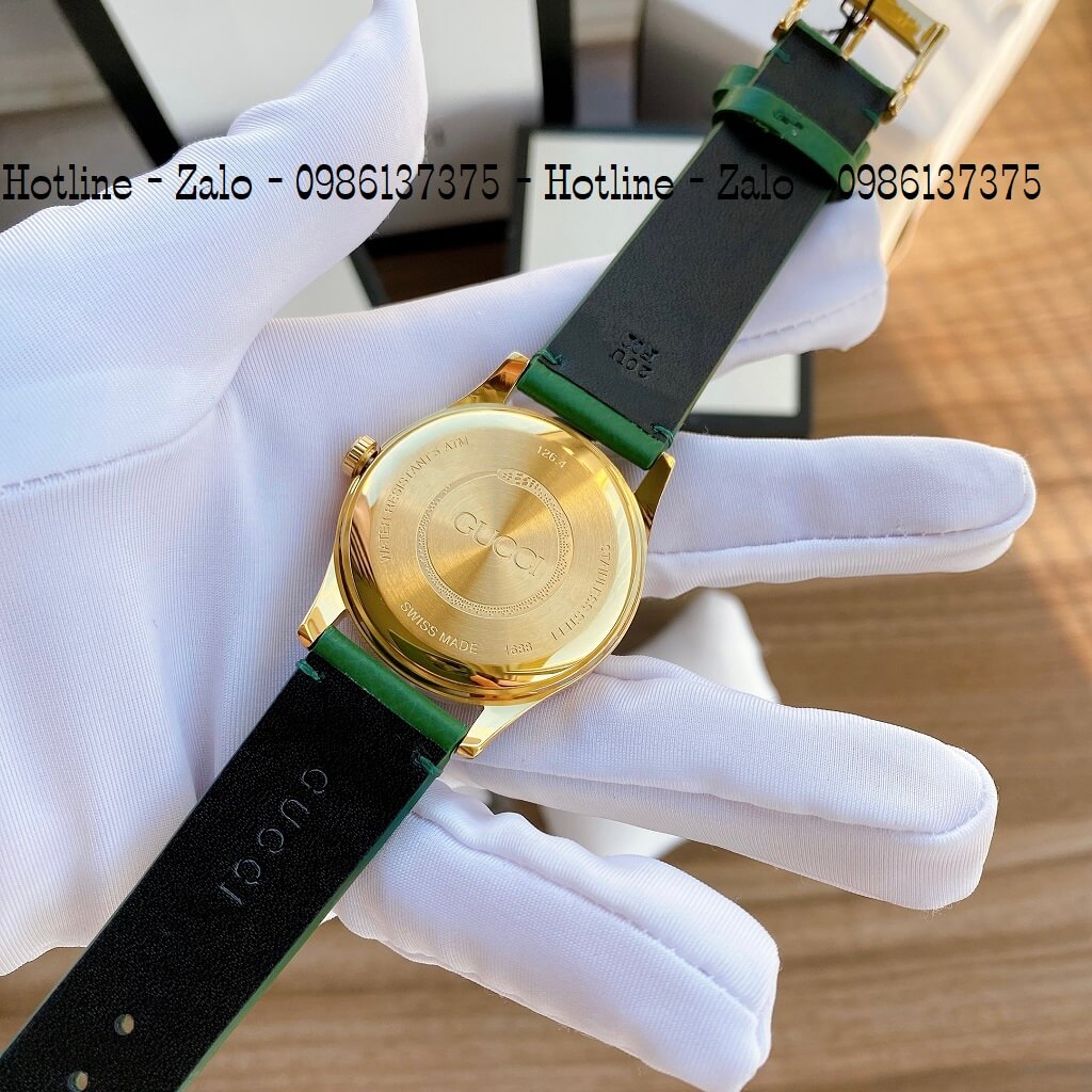 Đồng Hồ Gucci G-Timeless Emerald Green with Bee Motif Dial YA1264065