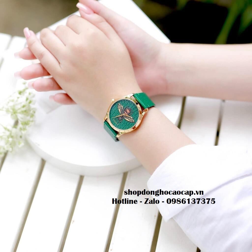 Đồng Hồ Gucci G-Timeless Emerald Green with Bee Motif Dial YA1264065