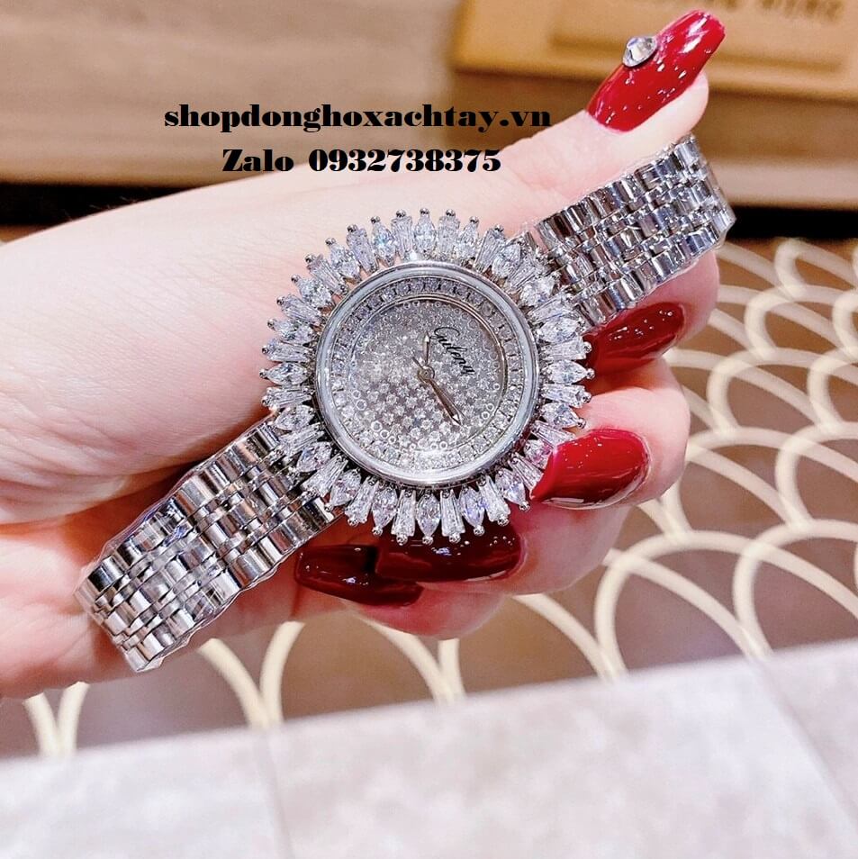 Đồng Hồ Nữ Gulena Vàng Chính Hãng 36mm Mặt Hoa Hướng Dương