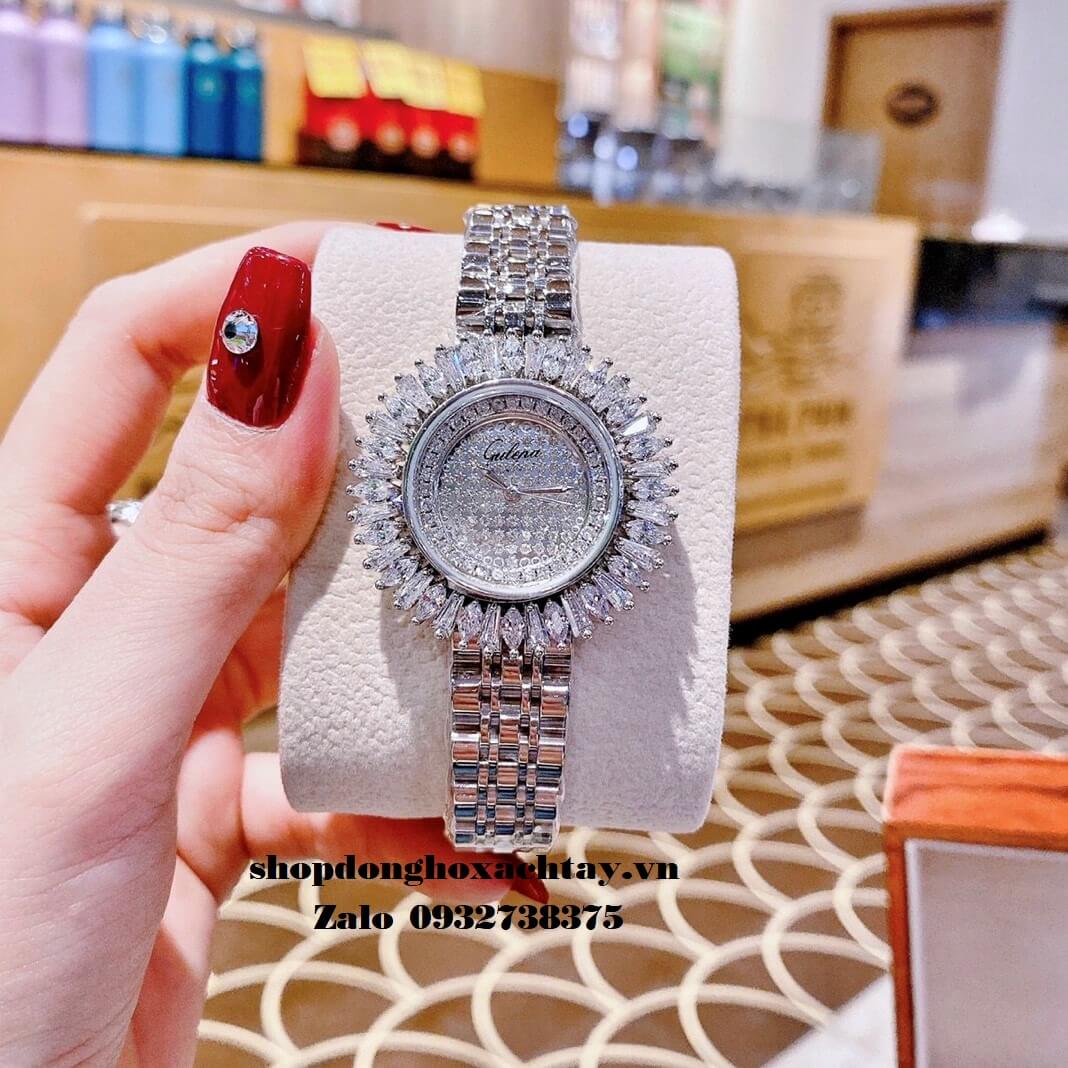 Đồng Hồ Nữ Gulena Vàng Chính Hãng 36mm Mặt Hoa Hướng Dương