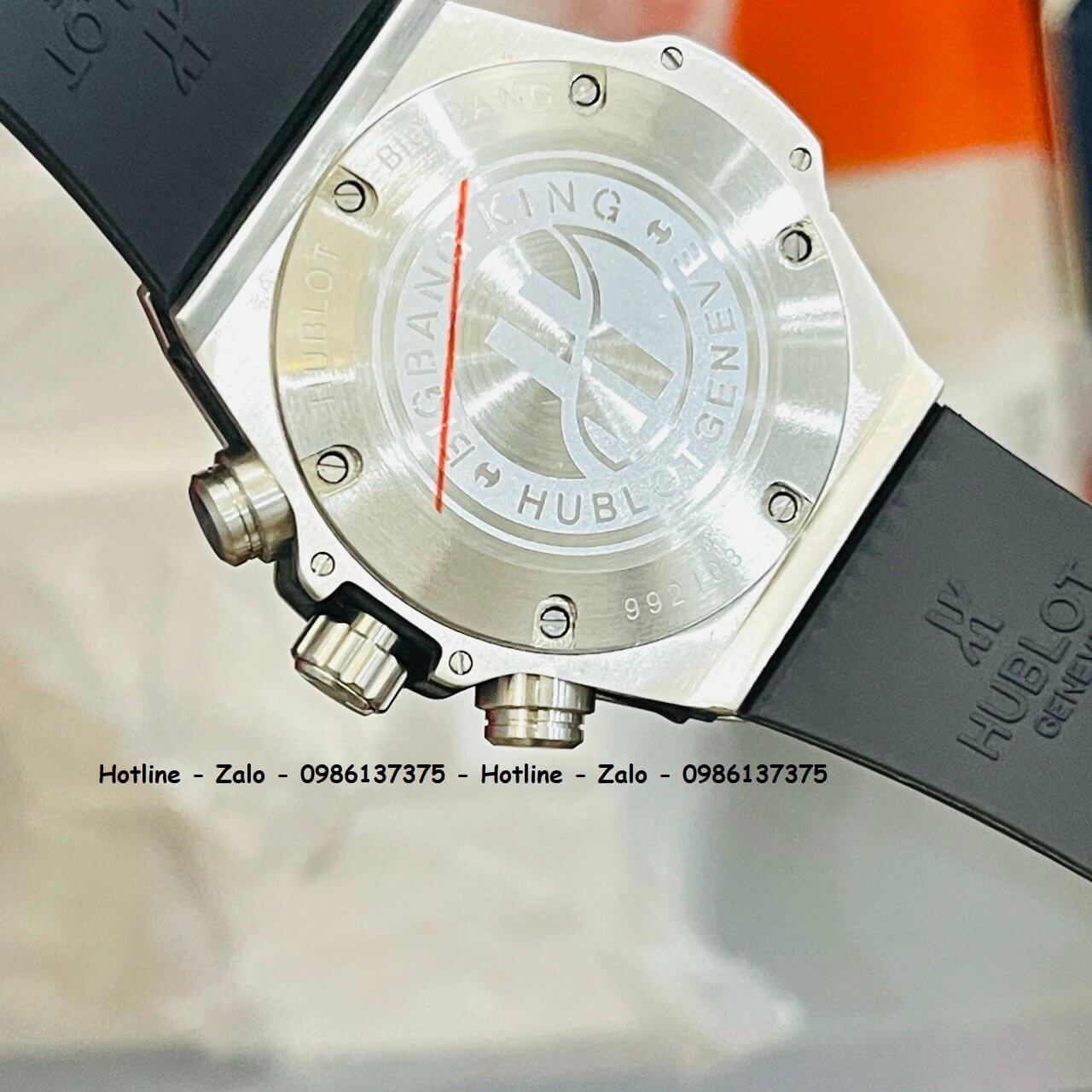 Đồng Hồ Hublot Big Bang Jewellery Automatic Silicon Đen